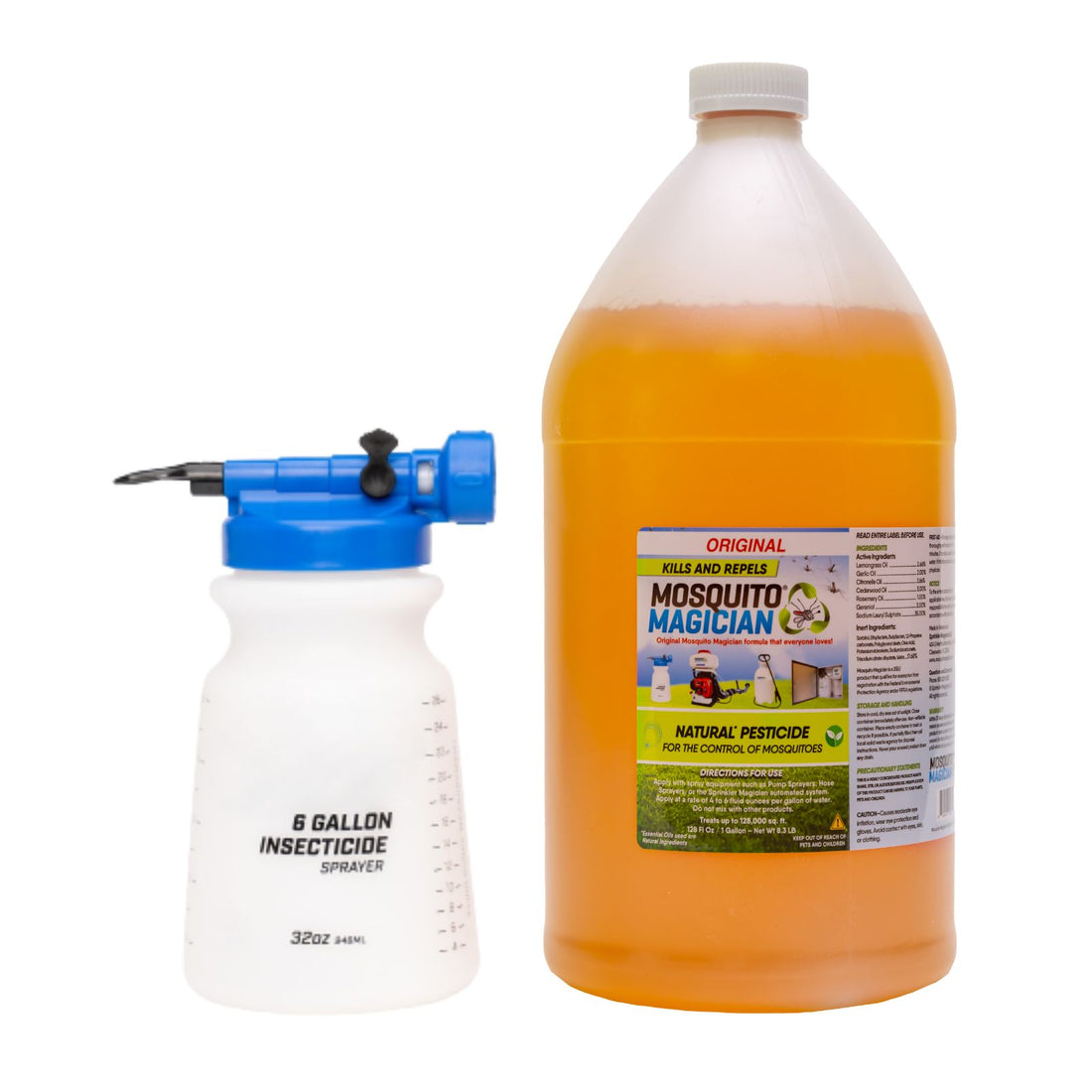 Hose Sprayer + 1 Gallon Mosquito Killer &amp; Repellent Combo
