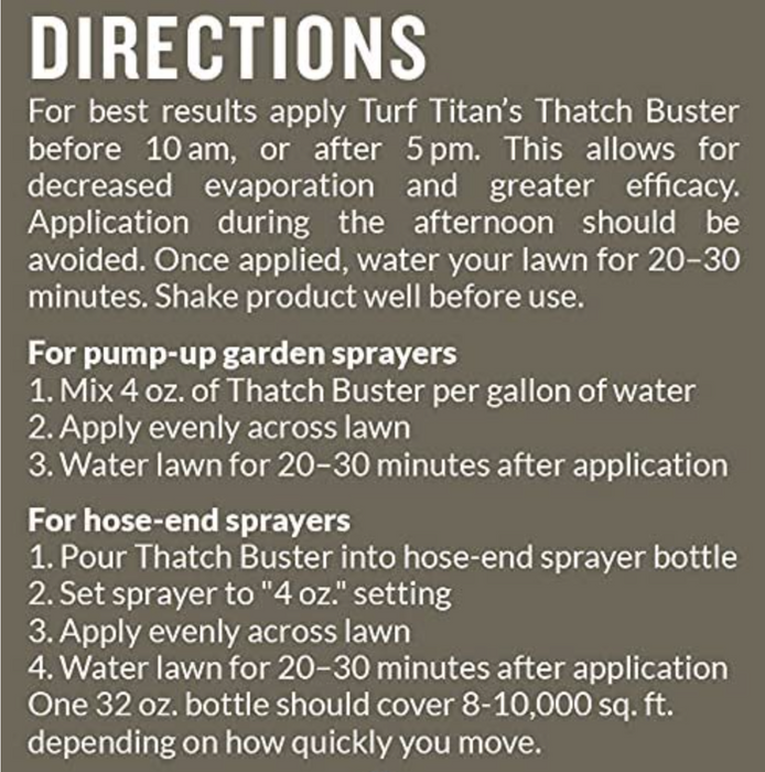 Thatch Buster & Digester - 1 Gallon