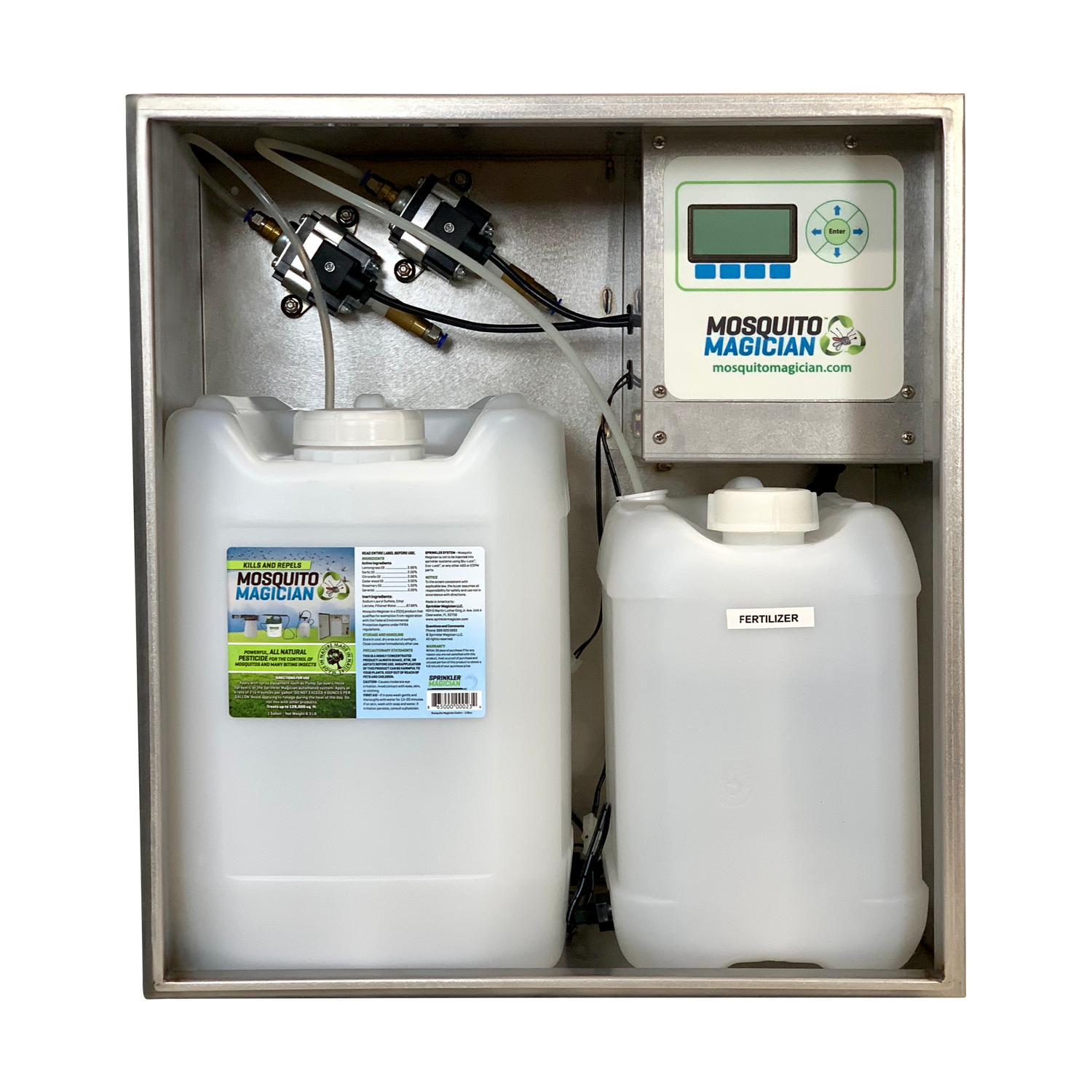 Automated Mosquito Killing and Fertilizing Machine - Dual Reservoir