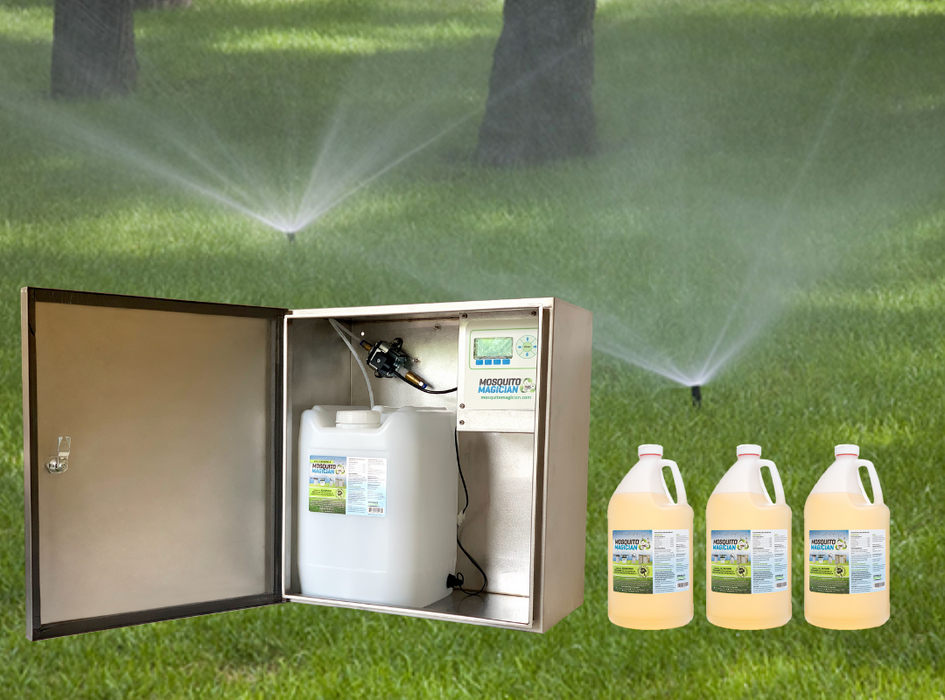 Automated Mosquito Killer Machine & 3 gallons of concentrate